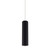 Visual Comfort Modern - 700FJBLKSBS - One Light Pendant - Blok - Matte Black/Satin Nickel