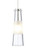 Visual Comfort Modern - 700FJBONCS-LEDS930 - LED Pendant - Bonn - Satin Nickel