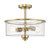 Bolden Two Light Convertible Semi Flush (50552-SB)