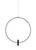 Visual Comfort Modern - 700FJLAY18B-LED930 - LED Pendant - Layla - Nightshade Black