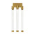 Visual Comfort Modern - 700FMPHB6NB-LED927-277 - LED Flush Mount - Phobos - Natural Brass