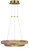 Visual Comfort Modern - 700GRC24HABNO-LED930 - LED Chandelier - Grace - Hand Rubbed Antique Brass/Natural Oak