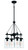 Craftmade - 52124-ESP - Four Light Outdoor Chandelier - Crosspoint - Espresso