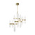 Visual Comfort Modern - 700LGSN31BR-LED927 - LED Chandelier - Langston - Plated Brass