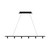 Visual Comfort Modern - 700LSPNT50B-LED930 - LED Linear Suspension - Ponte - Nightshade Black