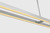 Stagger LED Linear Suspension (700LSSTG284PSS-LED927-277)