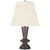 Visual Comfort Signature - TOB 3619ELG-PL - Two Light Table Lamp - Arpel - Elephant Gray