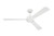 Provision 52" In/Outdoor Fan no Wifi 52" Ceiling Fan (PRV52MWW3-NWF)