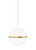 Visual Comfort Modern - 700MPHNENB - One Light Pendant - Hanea - Natural Brass