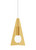 Visual Comfort Modern - 700MPOBLPNB-LED930 - LED Pendant - Orbel - Natural Brass