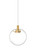 Visual Comfort Modern - 700MPPLNCNB-LED930 - LED Pendant - Palona - Natural Brass
