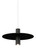 Visual Comfort Modern - 700MPPNTB-LED930 - LED Pendant - Ponte - Nightshade Black