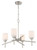 Craftmade - 54624-SN - Four Light Chandelier - Cadence - Satin Nickel