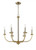 Craftmade - 54826-BNKSB - Six Light Chandelier - Stanza - Brushed Polished Nickel/Satin Brass