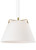 Visual Comfort Modern - 700TDDEVPWGW - One Light Pendant - Devin - Satin Gold/White