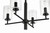 Hailie Four Light Chandelier (55624-FB)