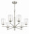 Hailie Six Light Chandelier (55626-SN)