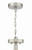 Hailie Four Light Convertible Semi Flush (55654-SN)
