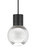 Visual Comfort Modern - 700TDMINAP1CBB-LED930 - LED Pendant - Mina - Black