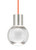 Visual Comfort Modern - 700TDMINAP1COS-LED922 - LED Pendant - Mina - Satin Nickel