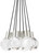 Visual Comfort Modern - 700TDMINAP7CBS-LEDWD - LED Pendant - Mina - Satin Nickel