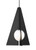 Visual Comfort Modern - 700TDOBLPB-LED930 - LED Pendant - Orbel - Matte Black