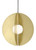 Visual Comfort Modern - 700TDOBLRR-LED930 - LED Pendant - Orbel - Aged Brass