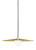 Visual Comfort Modern - 700TDPRLR-LED930 - LED Pendant - Pirlo - Aged Brass
