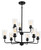 Craftmade - 56029-FB - Nine Light Chandelier - Stowe - Flat Black