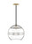 Visual Comfort Modern - 700TDSDNLPCR - One Light Pendant - Sedona - Aged Brass