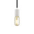 Visual Comfort Modern - 700TDSOCOPM08BW - One Light Pendant - SoCo - White