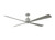 Visual Comfort Fan - 4LNCR72BS - 72 Ceiling Fan - Launceton 72 - Brushed Steel