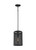 Visual Comfort Studio - 6128501-12 - One Light Mini-Pendant - Gereon - Black