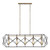 Visual Comfort Studio - 6634105-848 - Five Light Linear Chandelier - Zarra - Satin Brass