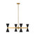 Visual Comfort Studio - AEC1068MBK - Eight Light Chandelier - Albertine - Midnight Black