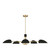 Jane Five Light Chandelier (EC1025MBK)