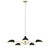 Jane Five Light Chandelier (EC1025MBK)