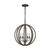 Visual Comfort Studio - F2935/4WOW/AF - Four Light Pendant - Allier - Weathered Oak Wood / Antique Forged Iron