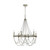 Visual Comfort Studio - F3132/6FWO/DWW - Six Light Chandelier - Beverly - French Washed Oak / Distressed White Wood