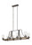 Visual Comfort Studio - F3136/8DWK/SGM - Eight Light Island Chandelier - Angelo - Distressed Weathered Oak / Slate Grey Metal