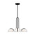 Visual Comfort Studio - KC1133MBK - Three Light Chandelier - Nido - Midnight Black