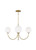Visual Comfort Studio - KSC1133BBS - Three Light Chandelier - Noemie - Burnished Brass