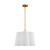 Visual Comfort Studio - KSP1083BBS - Three Light Pendant - Bronte - Burnished Brass
