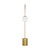 Noemie One Light Floor Lamp (KST1191BBS1)