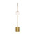 Noemie One Light Floor Lamp (KST1191BBS1)