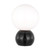 manufacturer_finish:Gloss Black|manufacturer_glass:Milk|light_source:LED|light_output:Unspecified|color_temperature:Unspecified|cri:Unspecified|voltage:9.00V
