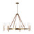 Visual Comfort Studio - LC1018TWB - Eight Light Chandelier - Katie - Time Worn Brass