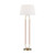 Visual Comfort Studio - LT1031TWB1 - One Light Floor Lamp - Katie - Time Worn Brass
