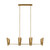 Visual Comfort Studio - LXC1066BBS - Six Light Chandelier - Plivot - Burnished Brass