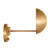 Balleroy One Light Wall Sconce (LXW1071BBS)